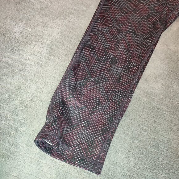 Pro Player Leggings Razzle and Dazzle Geometric Design Wicking Phone Pocket - Picture 2 of 14